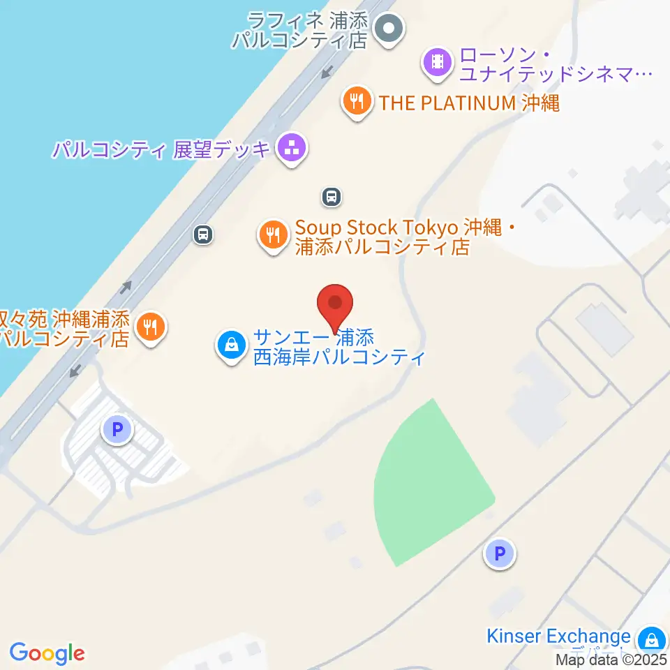 島村楽器 沖縄・浦添パルコシティ店周辺のホテル一覧地図