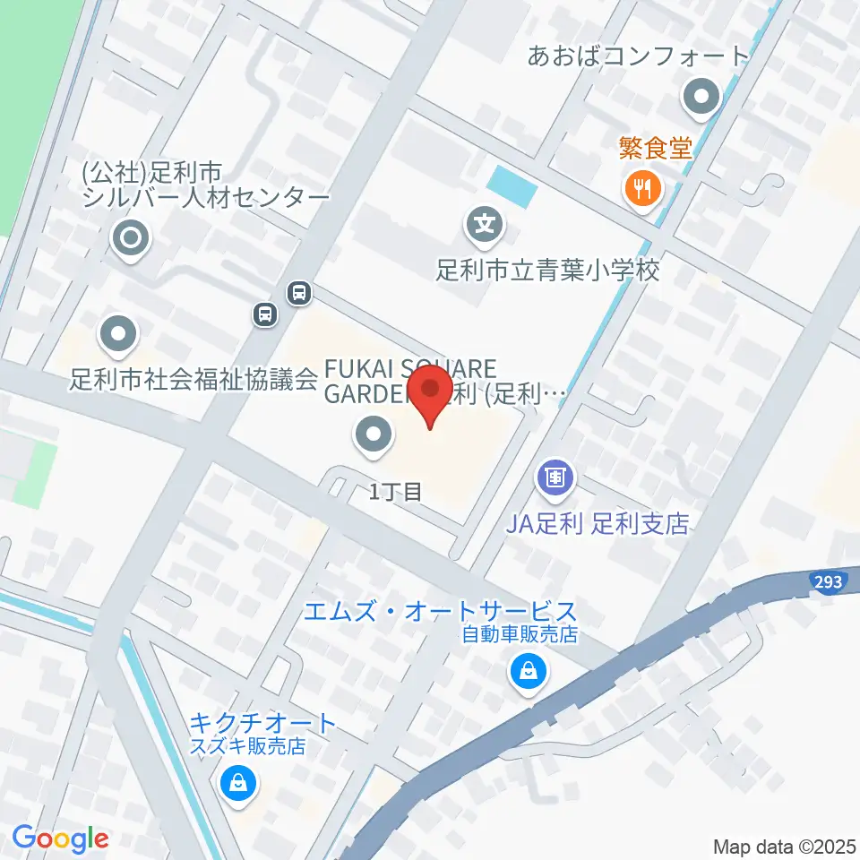 FUKAI SQUARE GARDEN 足利周辺のホテル一覧地図