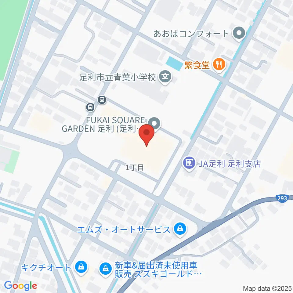 FUKAI SQUARE GARDEN 足利周辺のホテル一覧地図