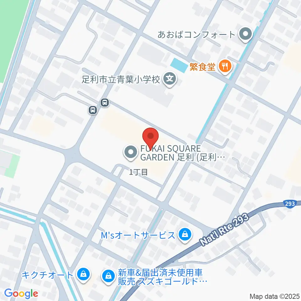 FUKAI SQUARE GARDEN 足利周辺のホテル一覧地図