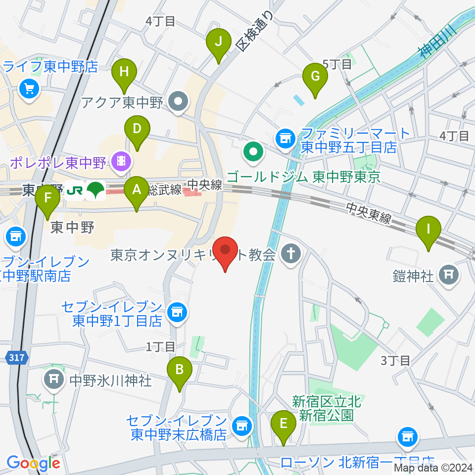 山本ミュージック・コーナー周辺のホテル一覧地図