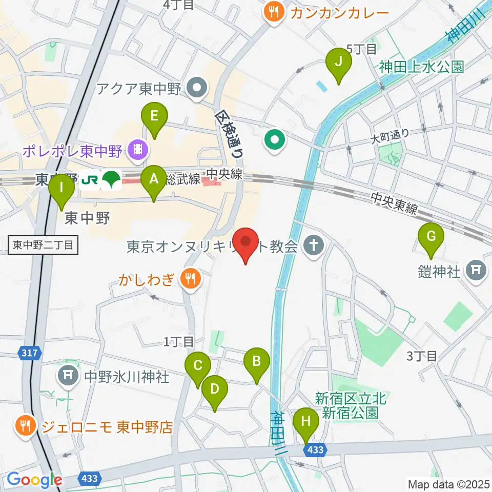 山本ミュージック・コーナー周辺のホテル一覧地図