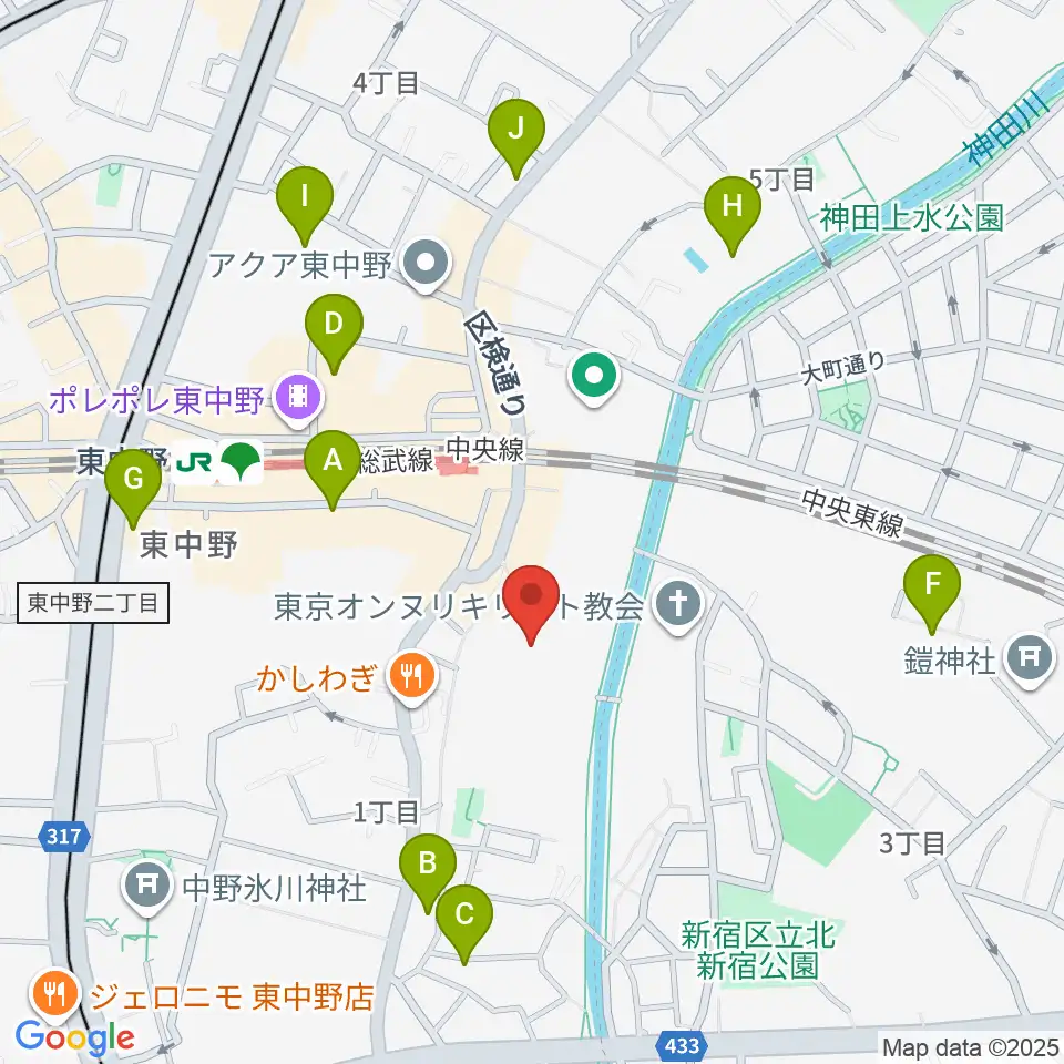山本ミュージック・コーナー周辺のホテル一覧地図