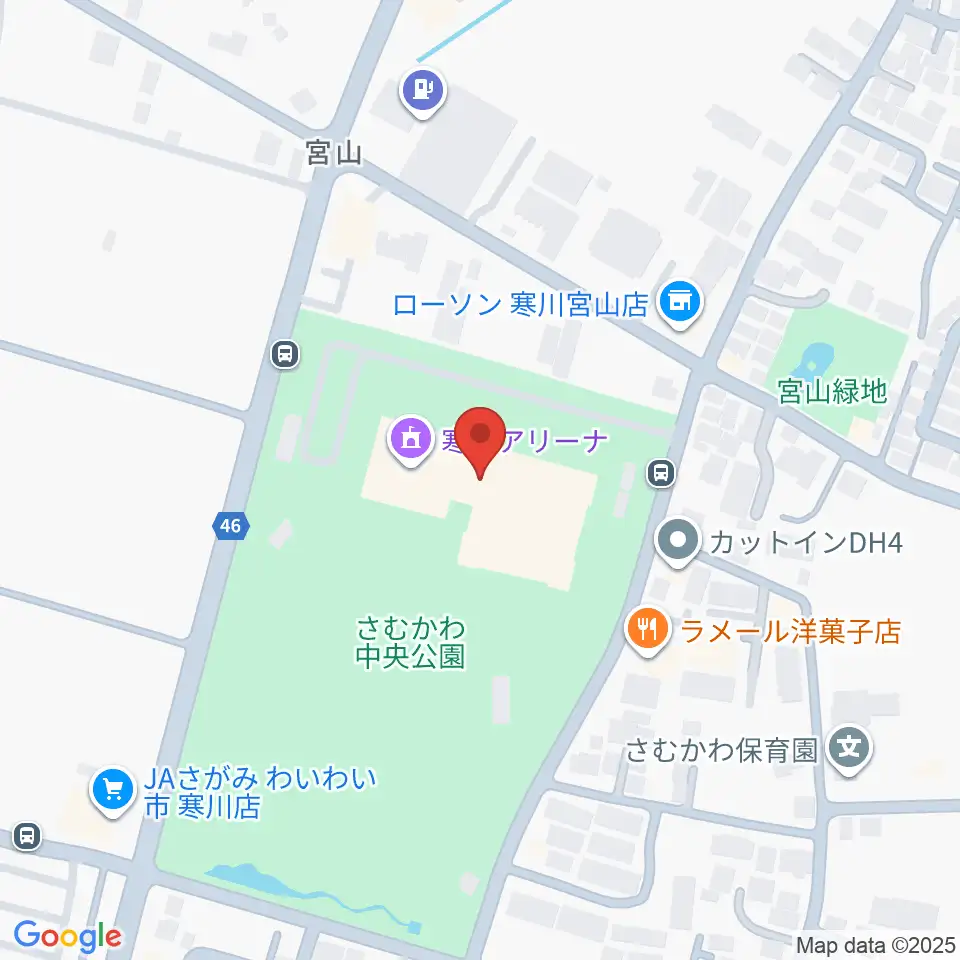 シンコースポーツ寒川アリーナ周辺のホテル一覧地図