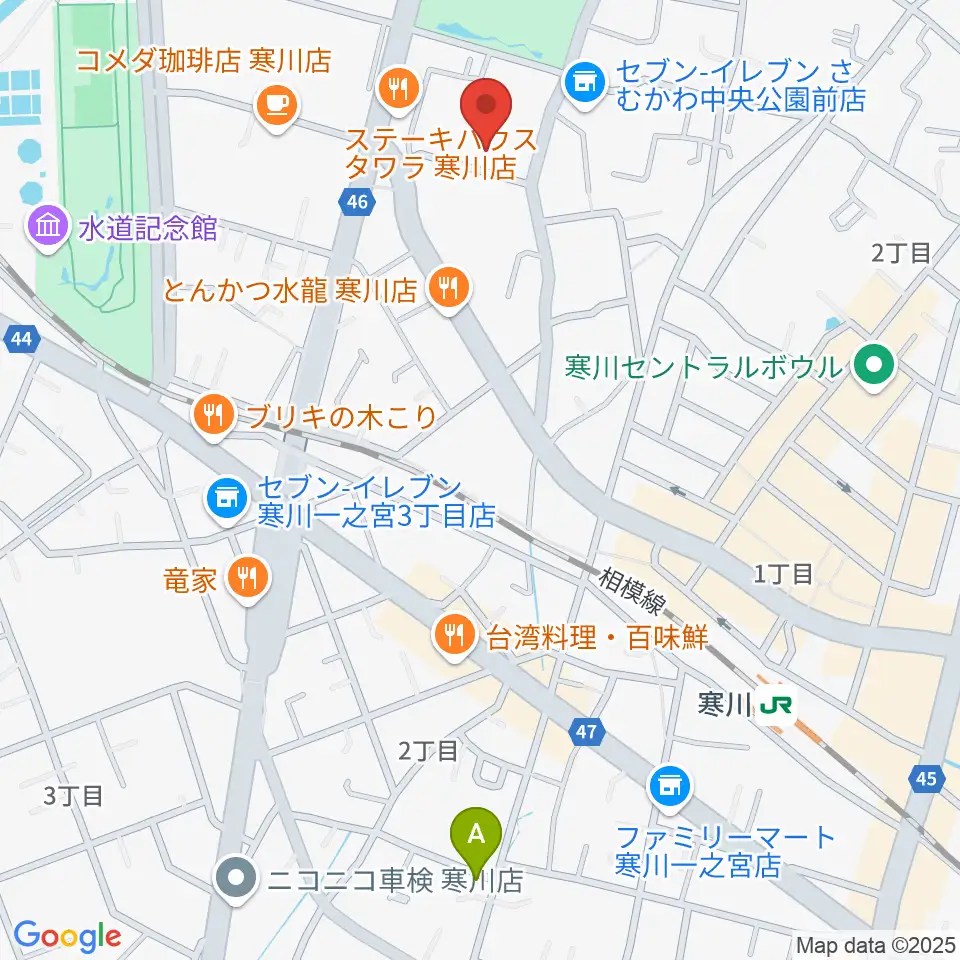 寒川町民センター周辺のホテル一覧地図