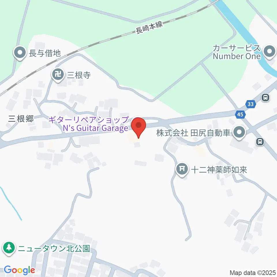 N's Guitar Garage周辺のホテル一覧地図