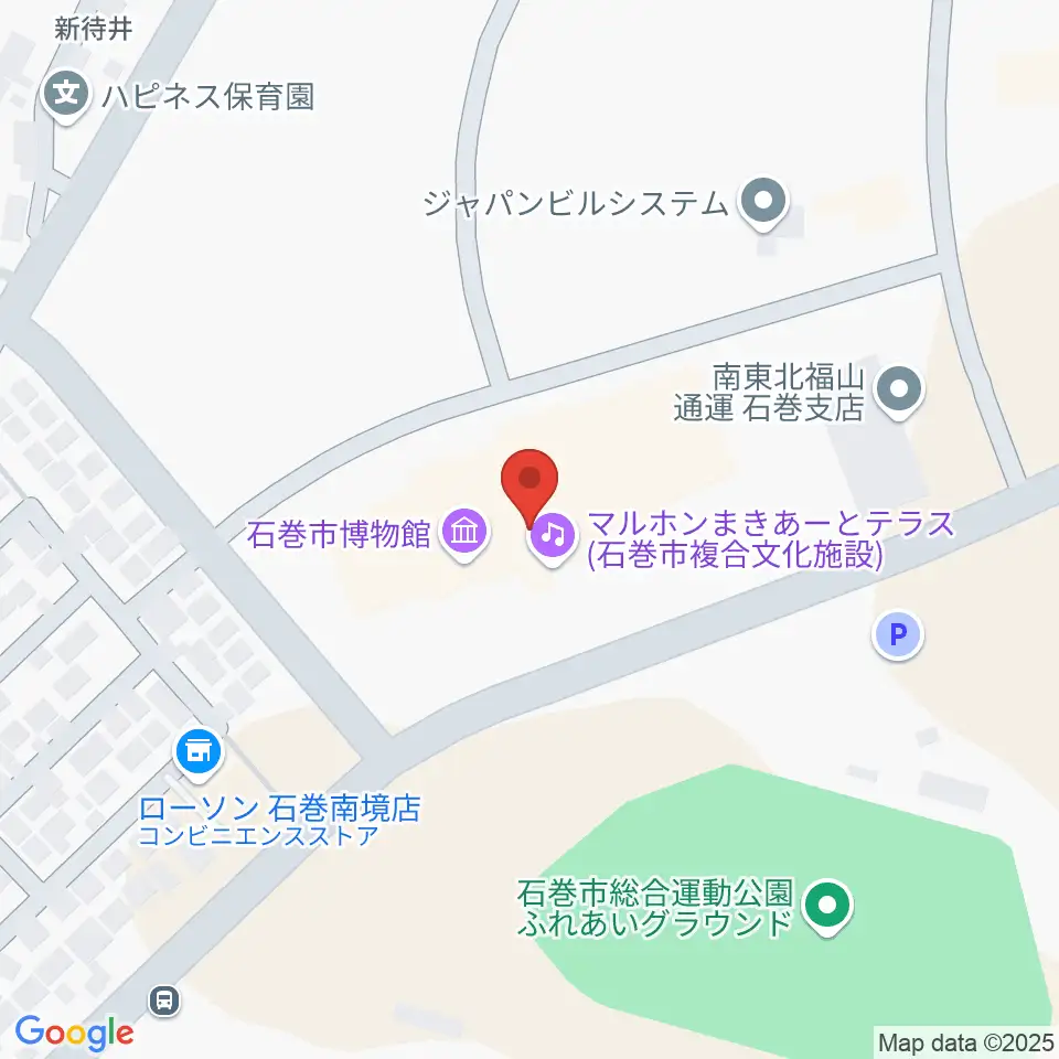 マルホンまきあーとテラス周辺のホテル一覧地図