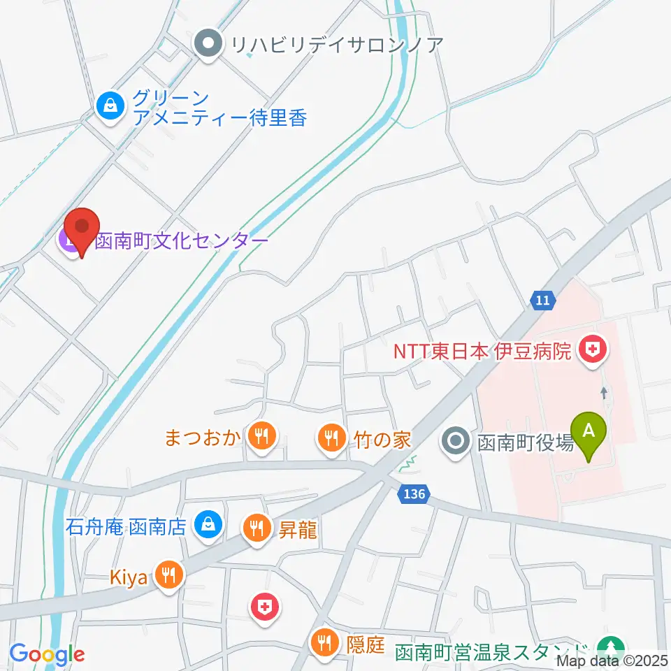 函南町文化センター周辺のホテル一覧地図