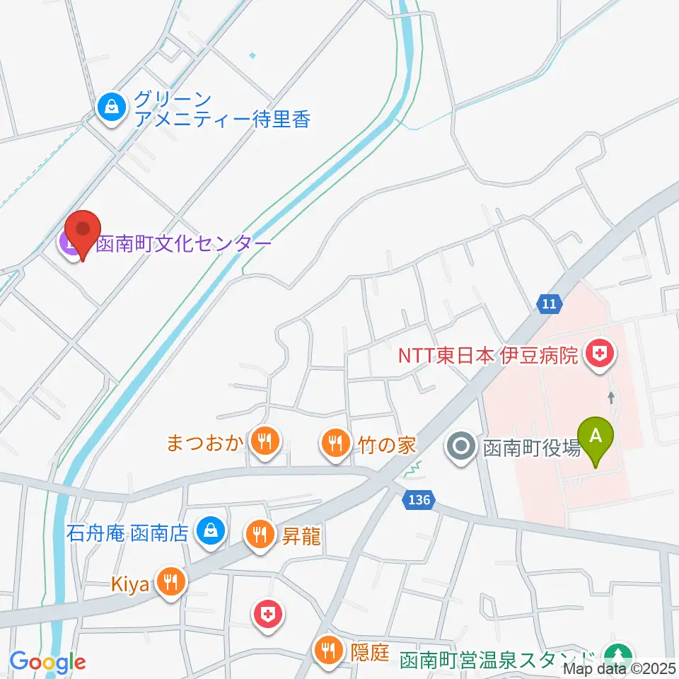 函南町文化センター周辺のホテル一覧地図