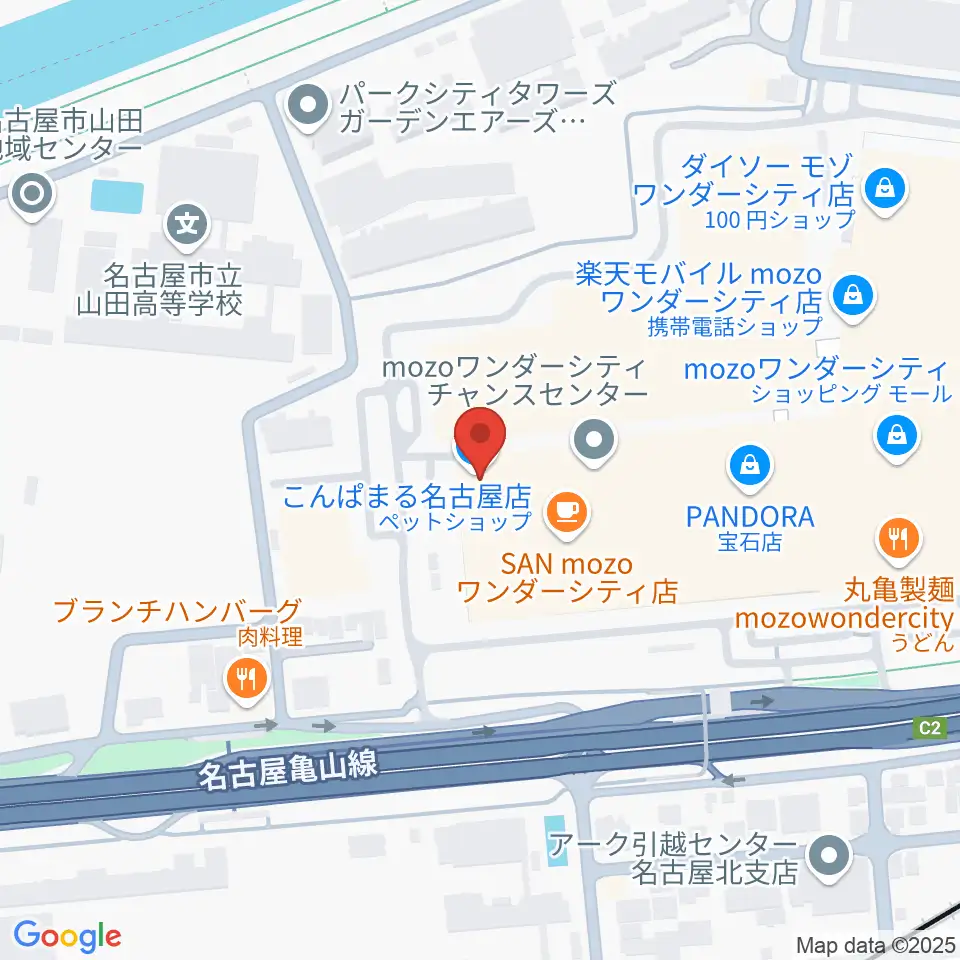 島村楽器 名古屋mozoオーパ店周辺のホテル一覧地図