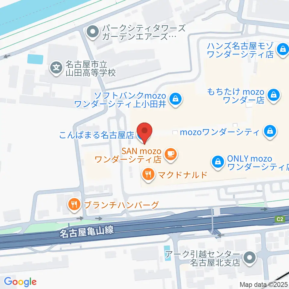 島村楽器 名古屋mozoオーパ店周辺のホテル一覧地図