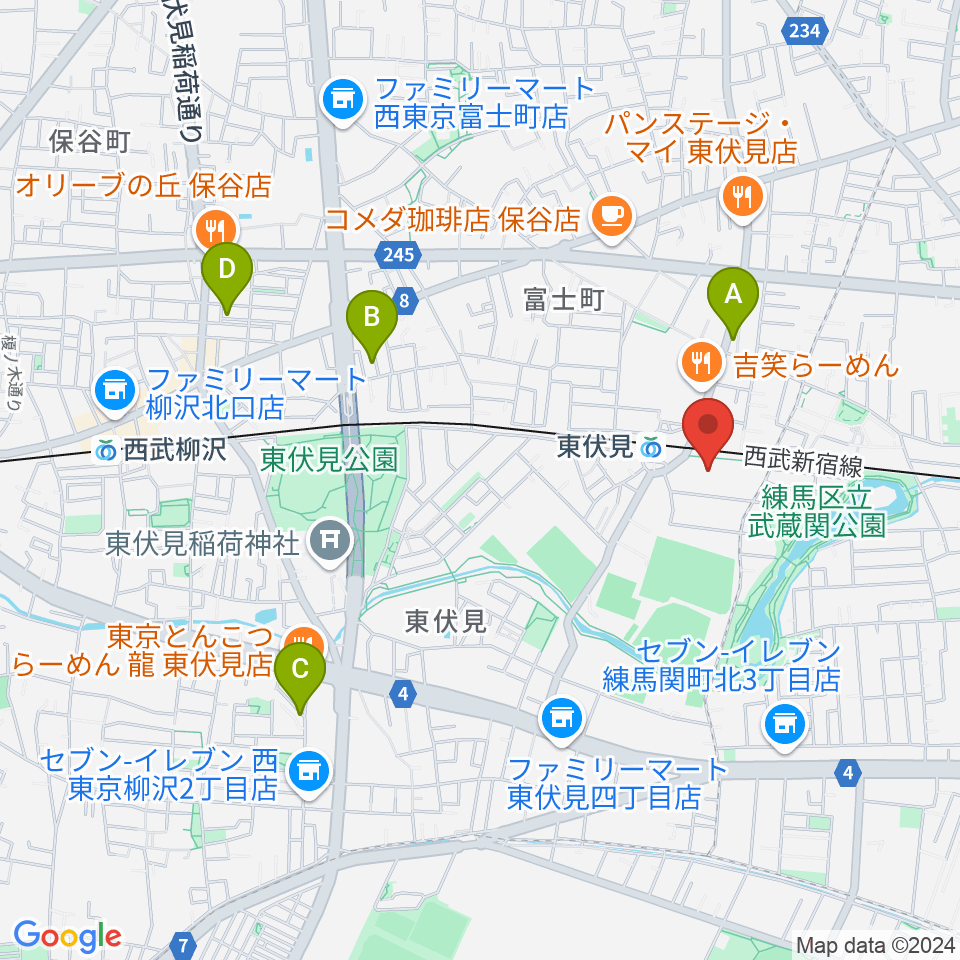 ダイドードリンコアイスアリーナ周辺のホテル一覧地図