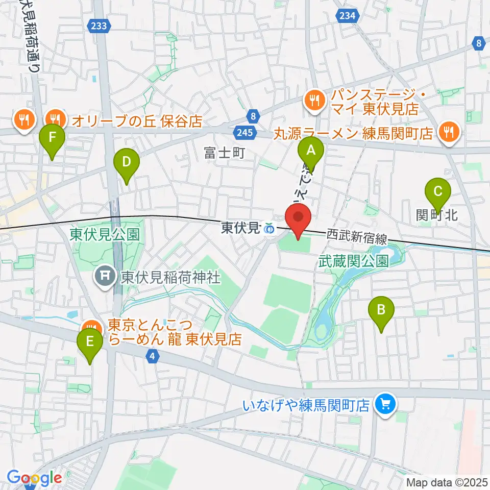 ダイドードリンコアイスアリーナ周辺のホテル一覧地図