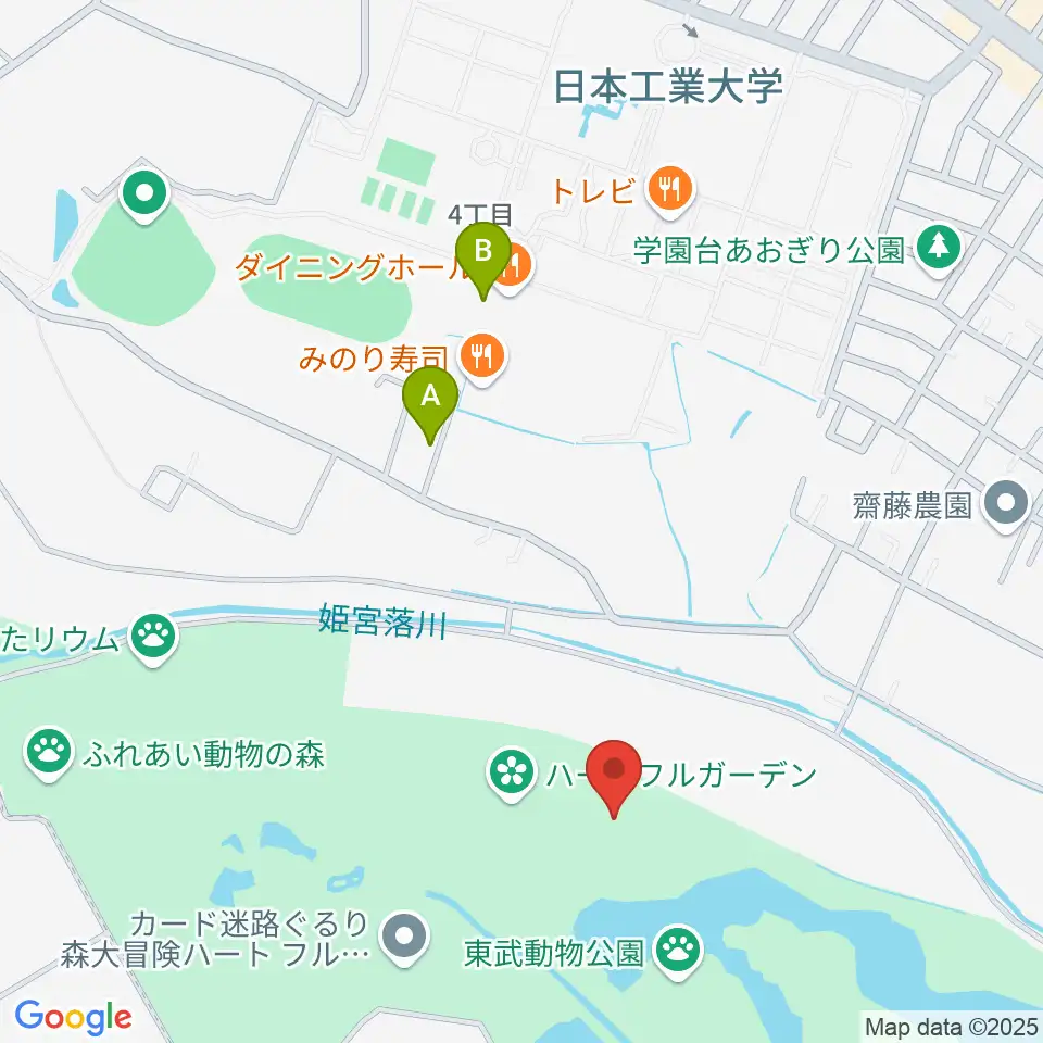 東武動物公園HOLA！周辺のホテル一覧地図