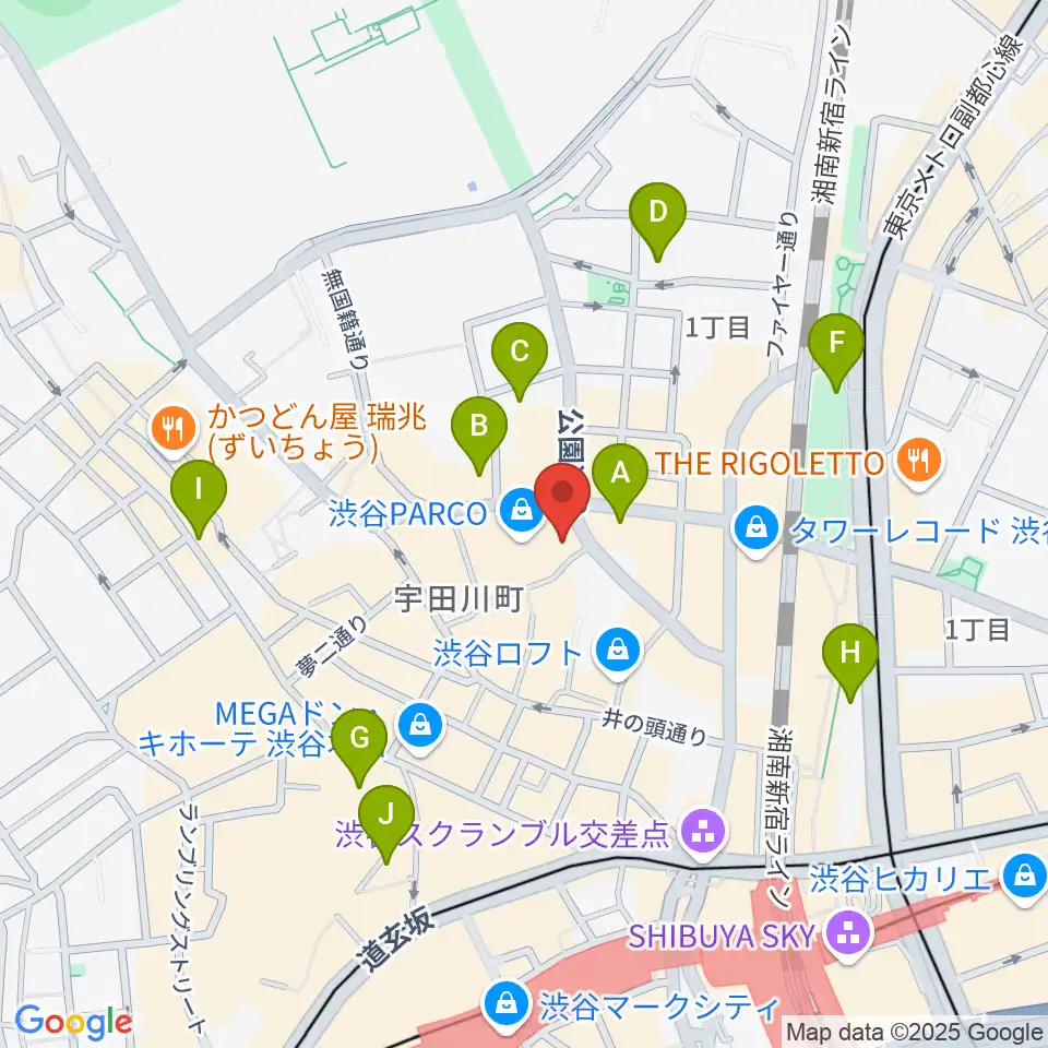 ホワイトシネクイント周辺のホテル一覧地図