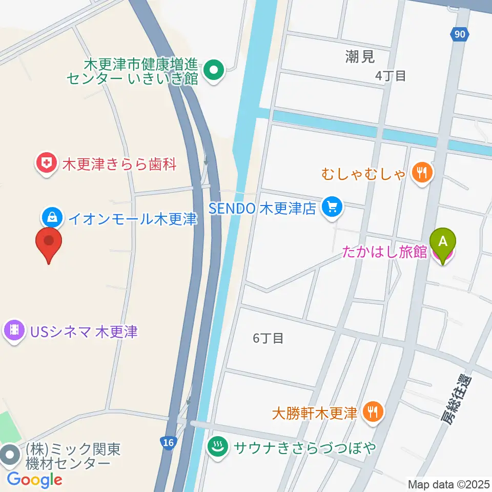 コンドー楽器ミュージックサロン周辺のホテル一覧地図
