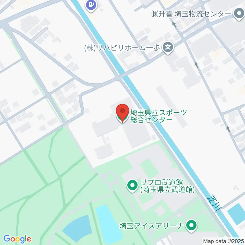 埼玉県立スポーツ総合センター周辺のホテル一覧地図