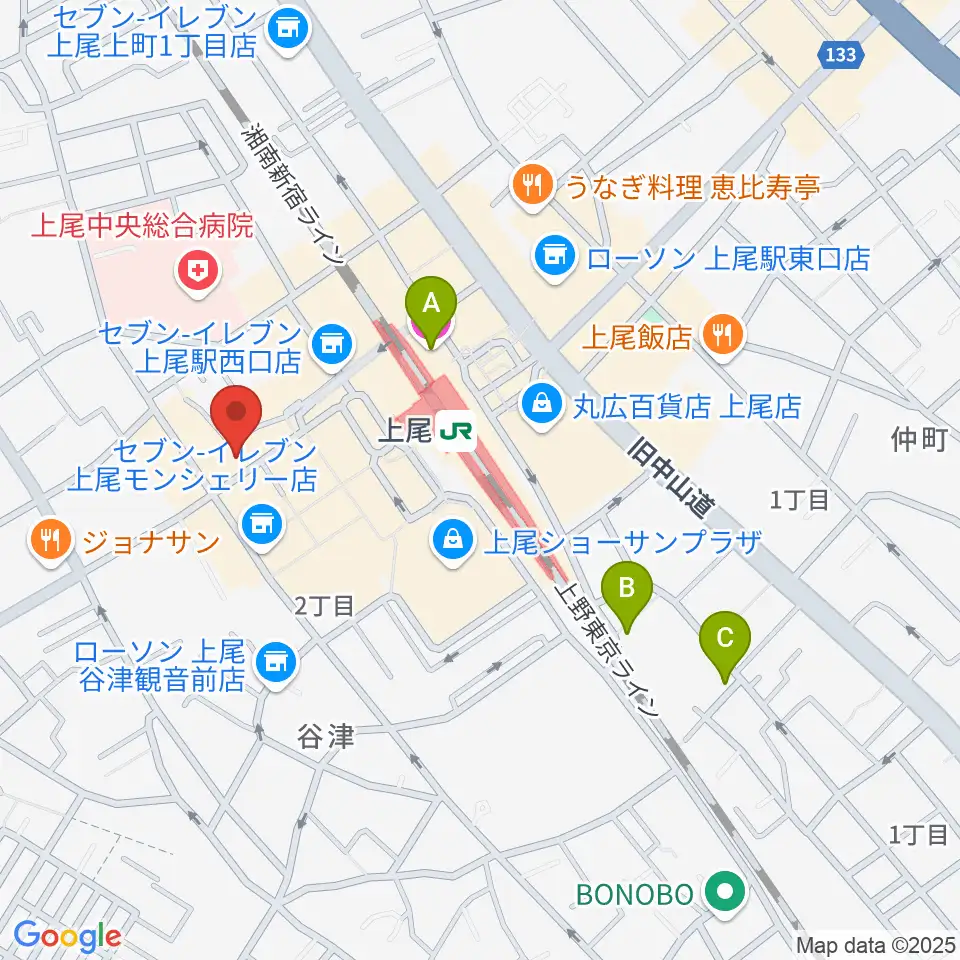 Dover Guitar Shop周辺のホテル一覧地図