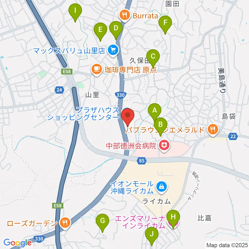 シネマプラザハウス周辺のホテル一覧地図