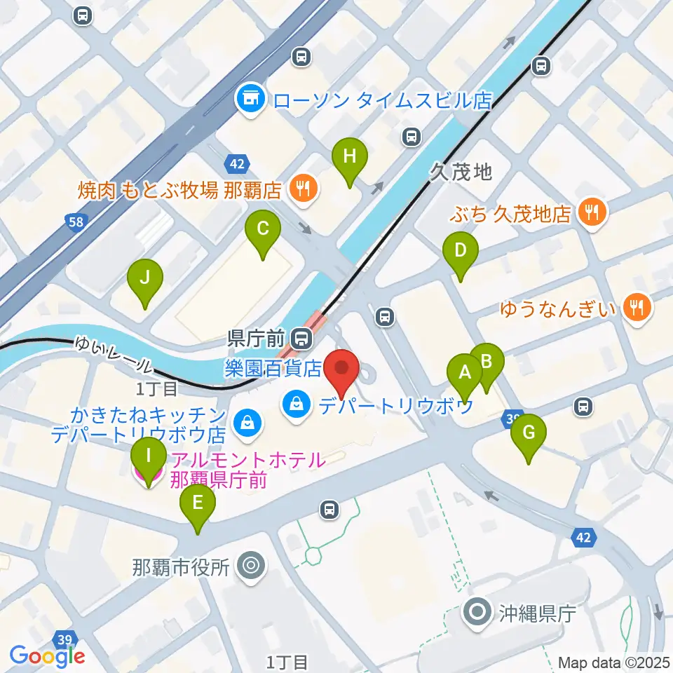 シネマパレット 周辺のホテル一覧地図