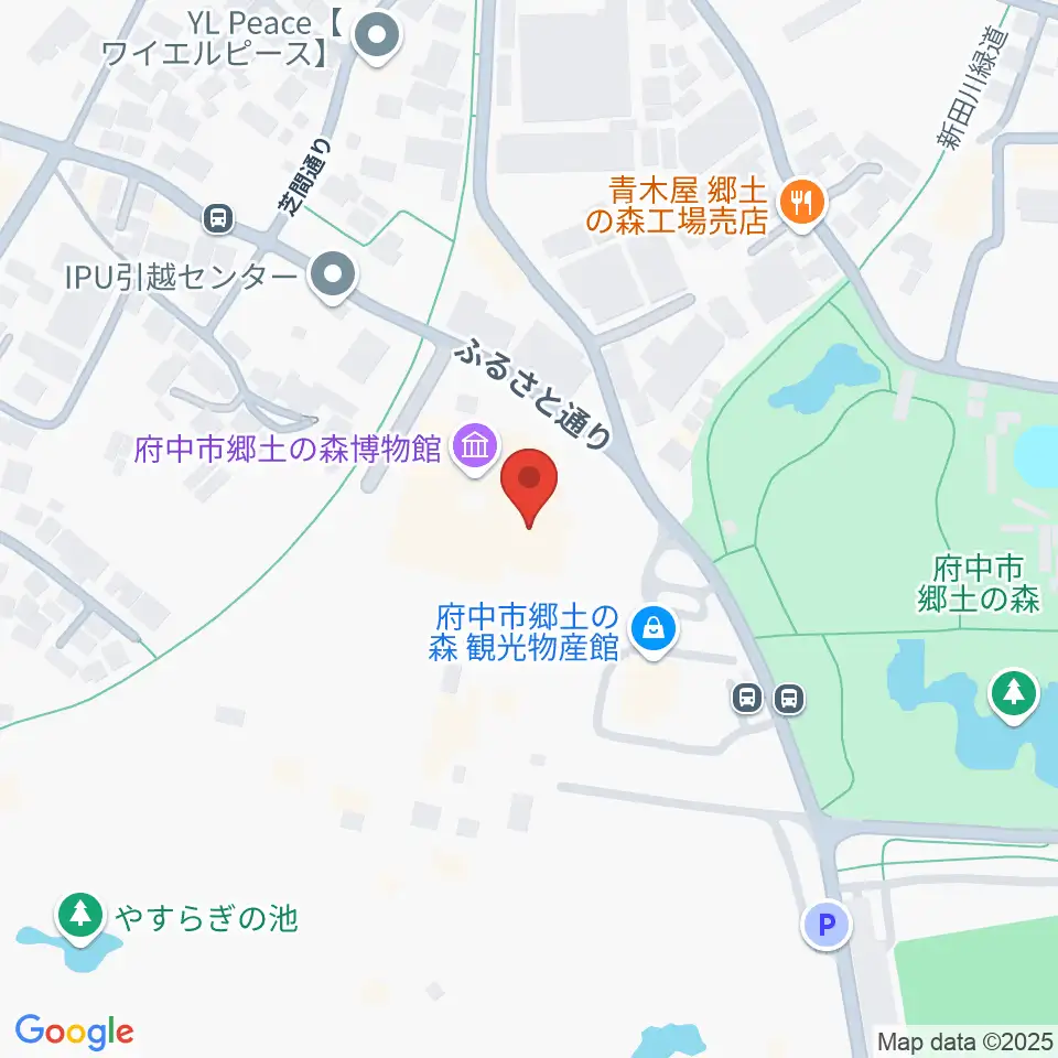 府中市郷土の森博物館周辺のホテル一覧地図