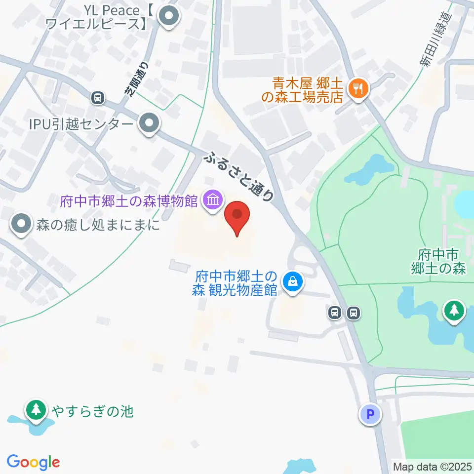 府中市郷土の森博物館周辺のホテル一覧地図