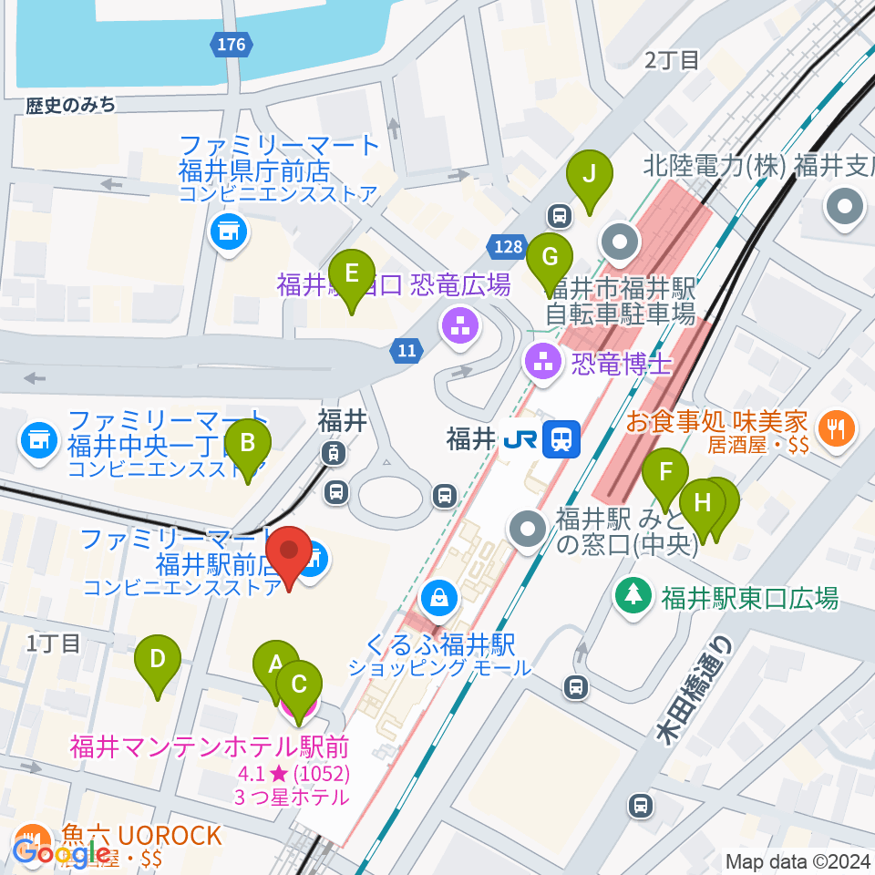 セーレンプラネット周辺のホテル一覧地図