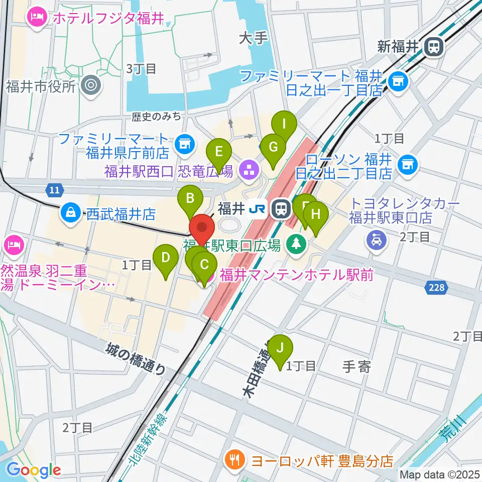 セーレンプラネット周辺のホテル一覧地図