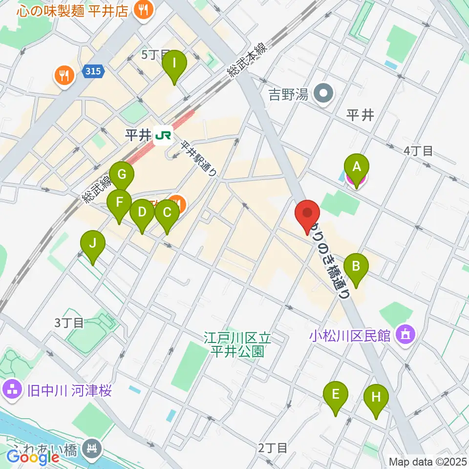 スタジオ・オトキチ周辺のホテル一覧地図