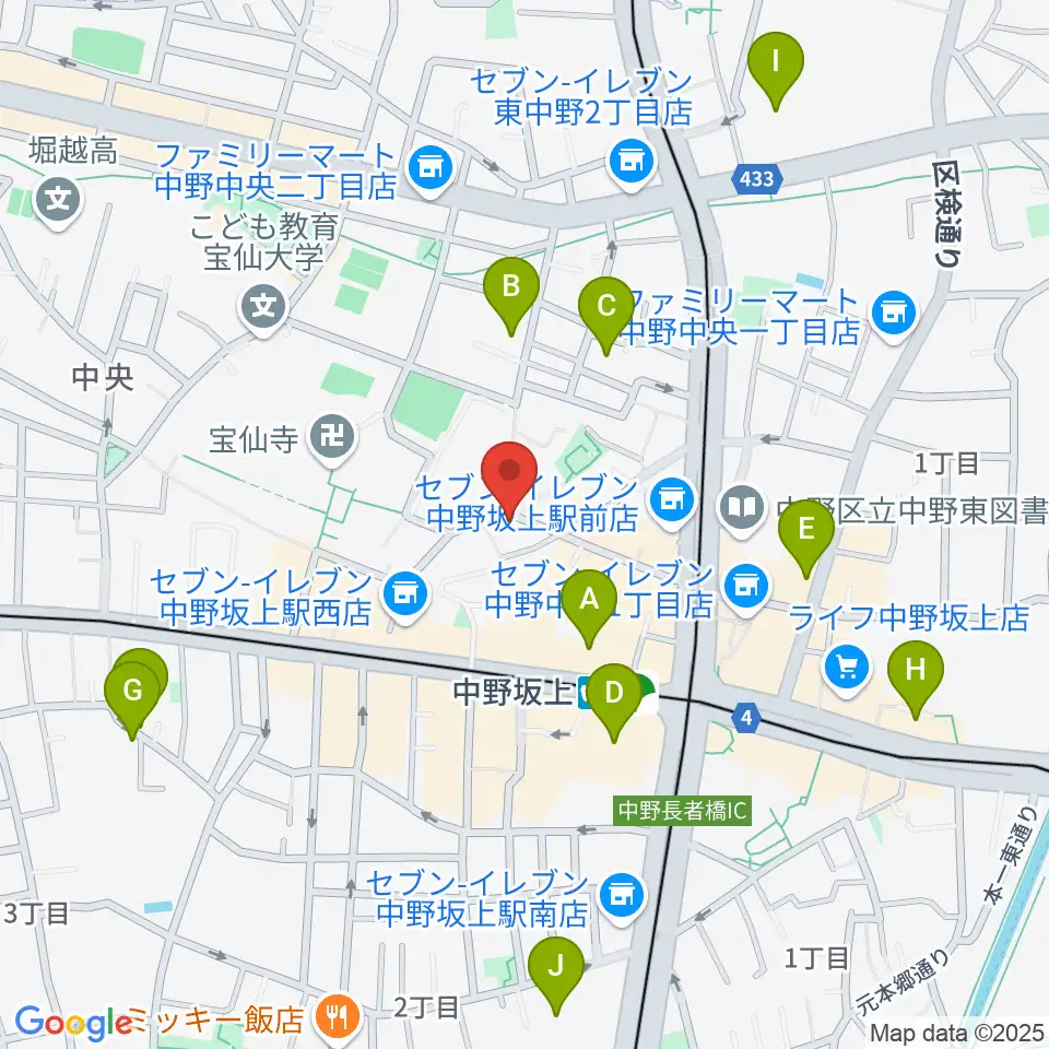 Gold Rush Studio周辺のホテル一覧地図