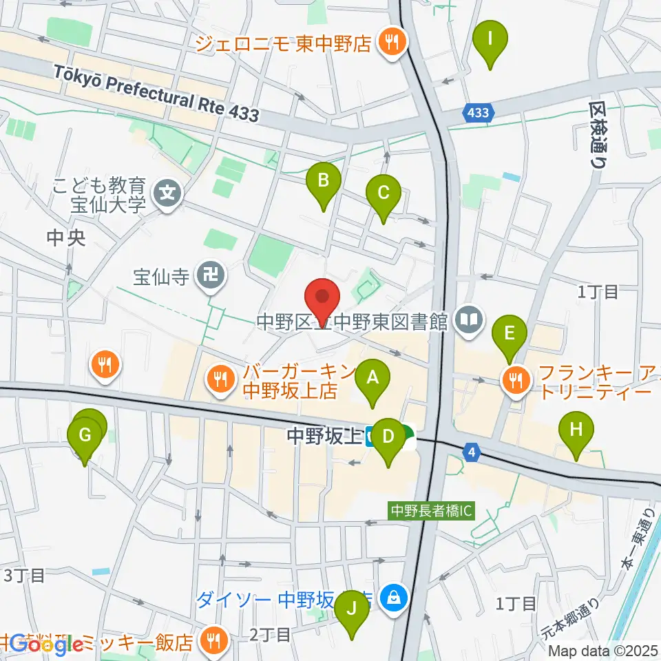 Gold Rush Studio周辺のホテル一覧地図