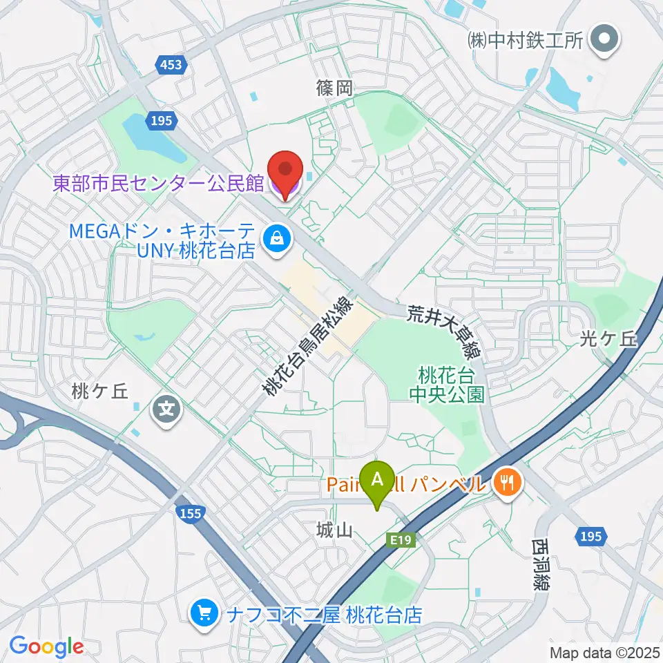 小牧市東部市民センター周辺のホテル一覧地図