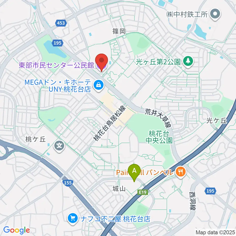 小牧市東部市民センター周辺のホテル一覧地図