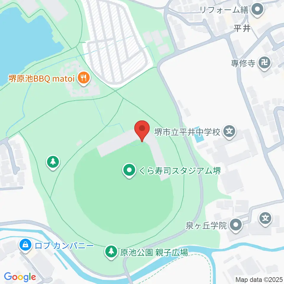くら寿司スタジアム堺周辺のホテル一覧地図