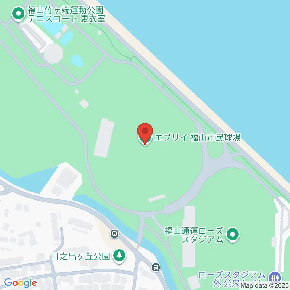 エブリイ福山市民球場周辺のホテル一覧地図