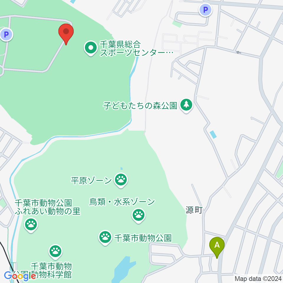 千葉県総合スポーツセンターサッカー・ラグビー場周辺のホテル一覧地図