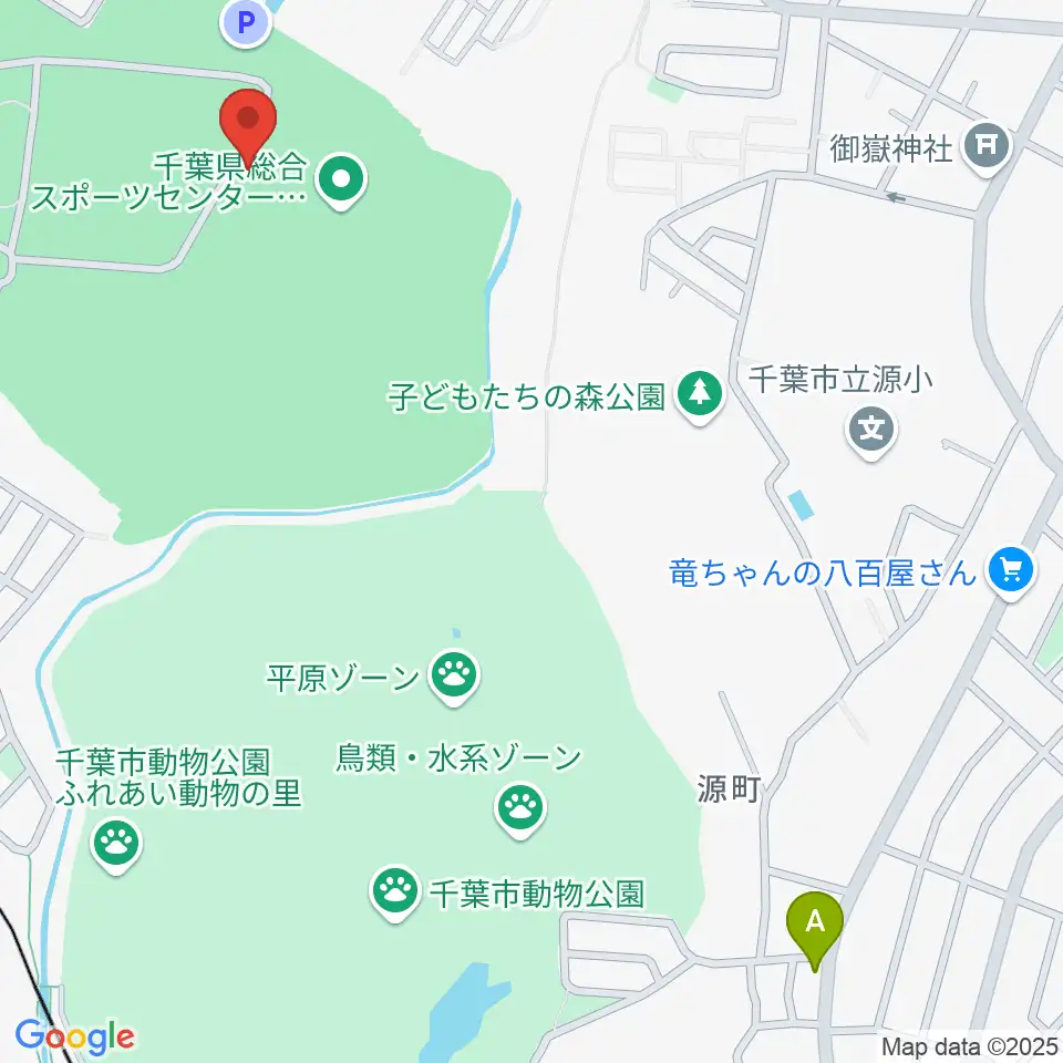 千葉県総合スポーツセンターサッカー・ラグビー場周辺のホテル一覧地図