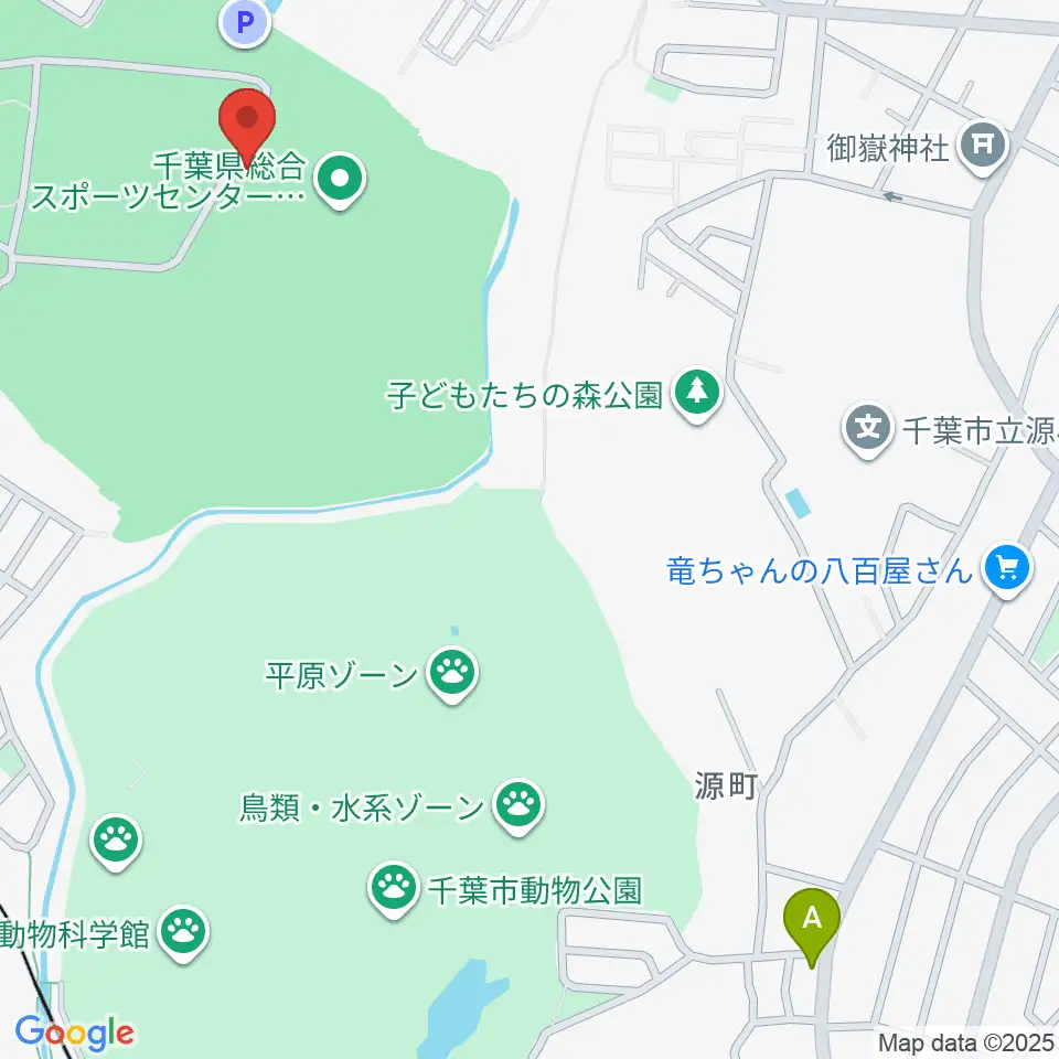 千葉県総合スポーツセンターサッカー・ラグビー場周辺のホテル一覧地図