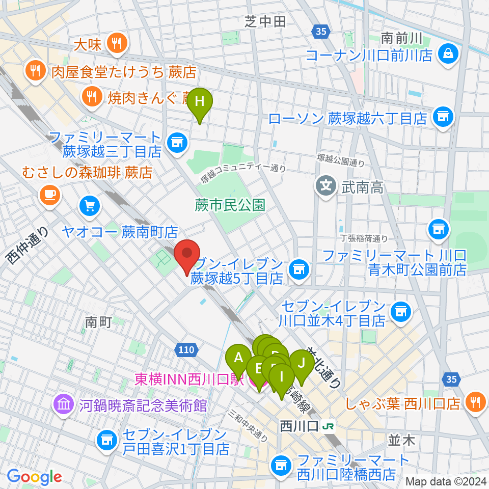 レッスル武闘館（アイスリボン道場）周辺のホテル一覧地図