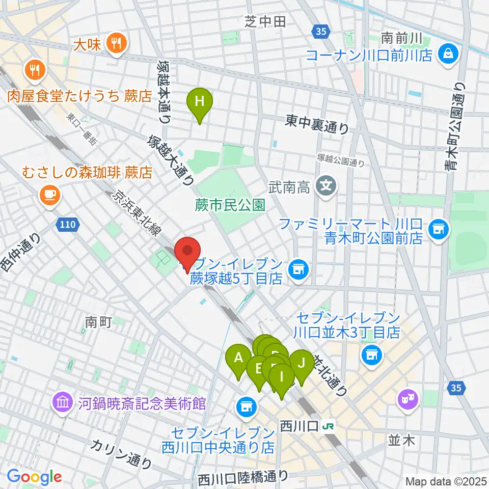 レッスル武闘館 アイスリボン道場周辺のホテル一覧地図