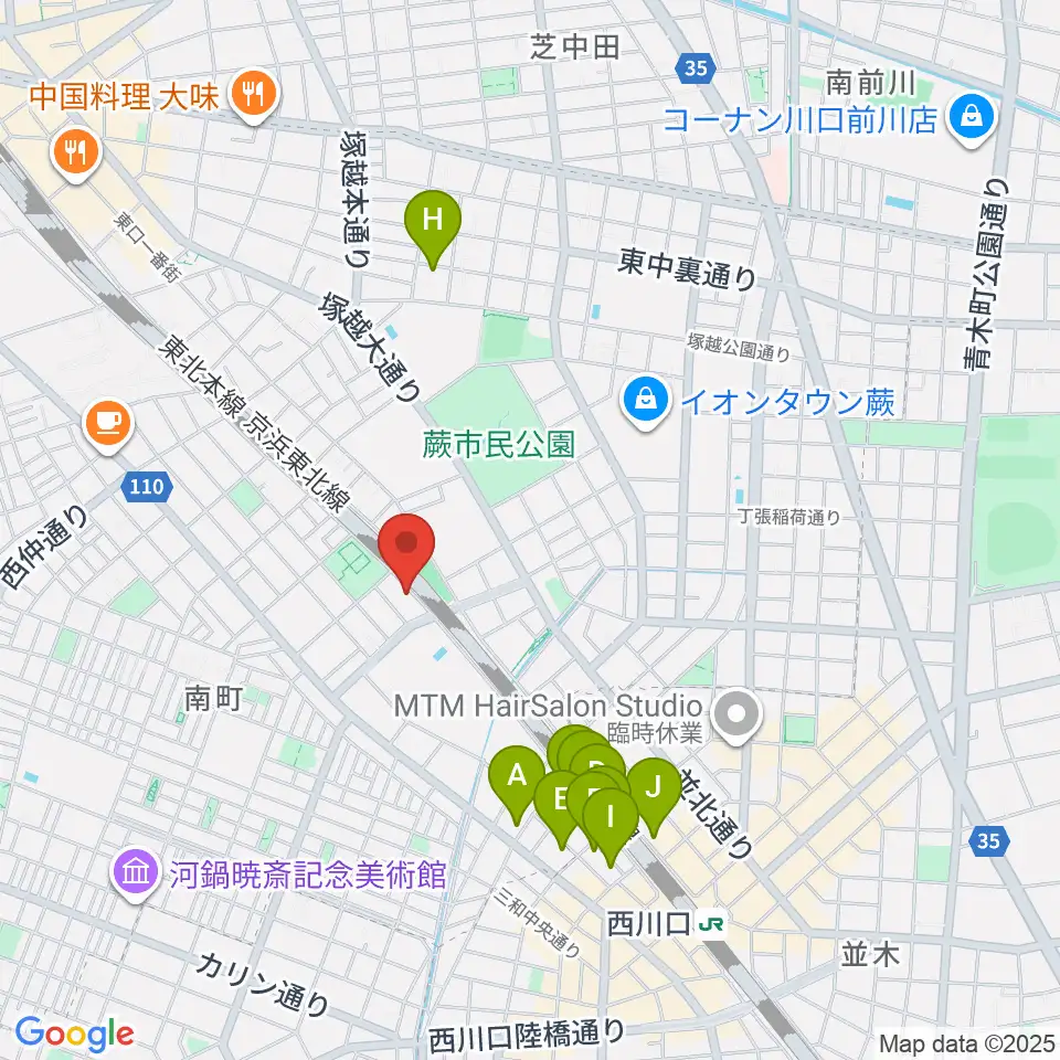 レッスル武闘館 アイスリボン道場周辺のホテル一覧地図