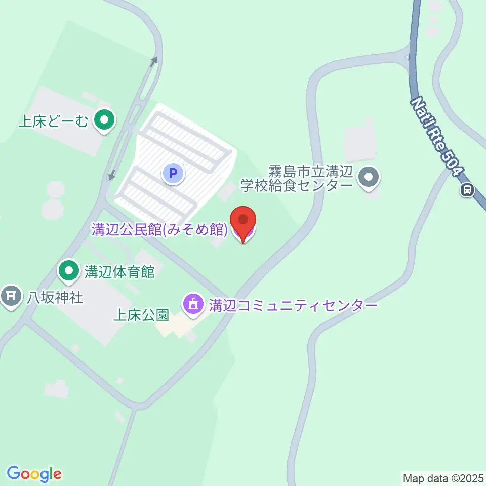 溝辺公民館 みそめ館周辺のホテル一覧地図