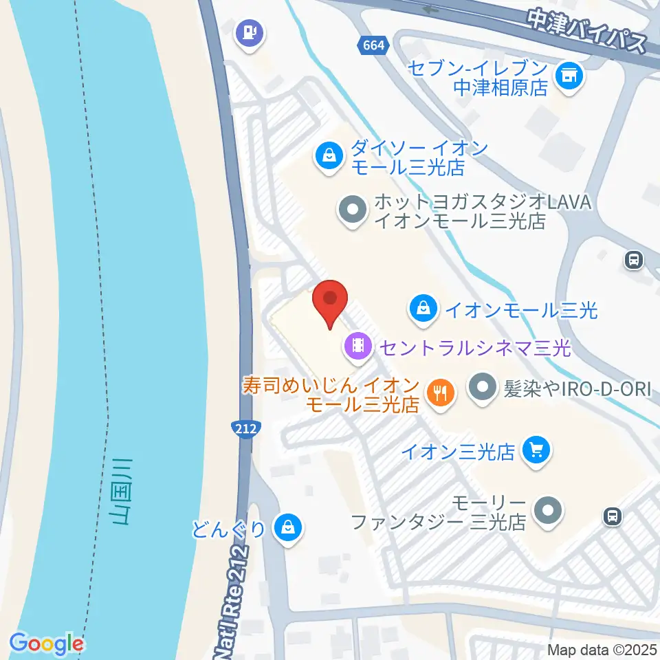 セントラルシネマ三光周辺のホテル一覧地図