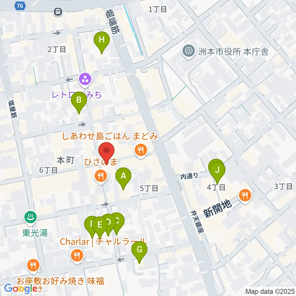 マトヤ楽器ミュージックスタジオ周辺のホテル一覧地図