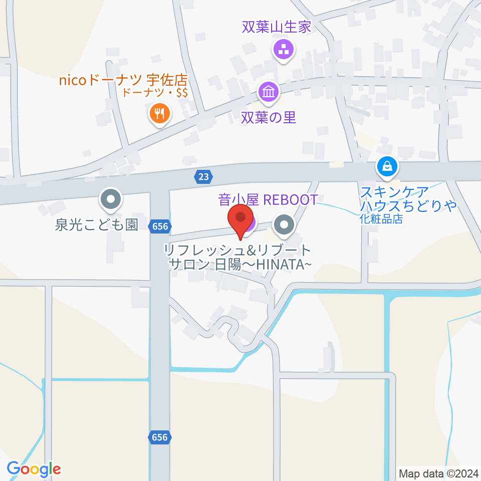 音小屋REBOOT周辺のホテル一覧地図