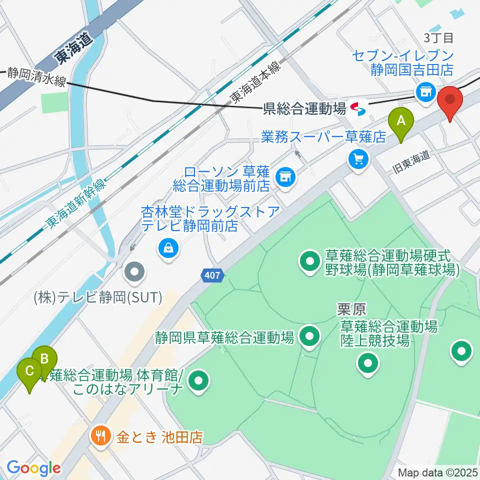 音楽舎周辺のホテル一覧地図