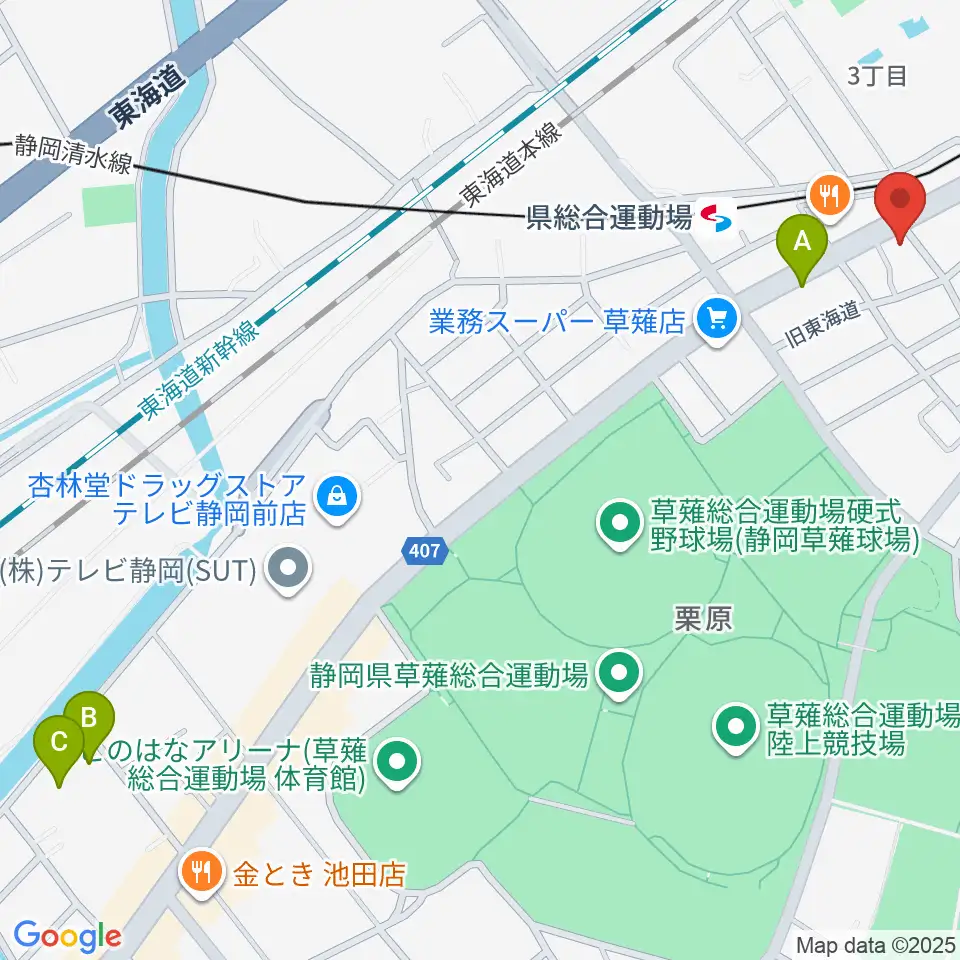 音楽舎周辺のホテル一覧地図