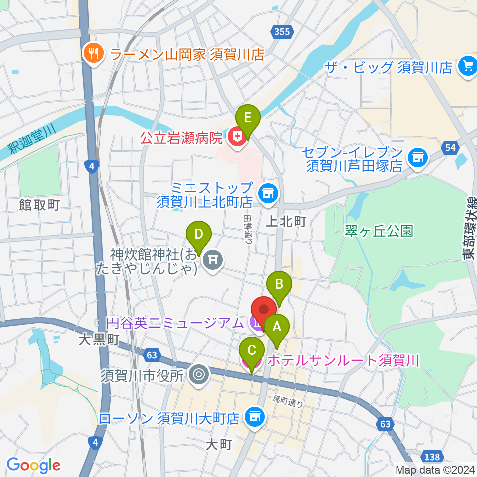 ウルトラFM周辺のホテル一覧地図