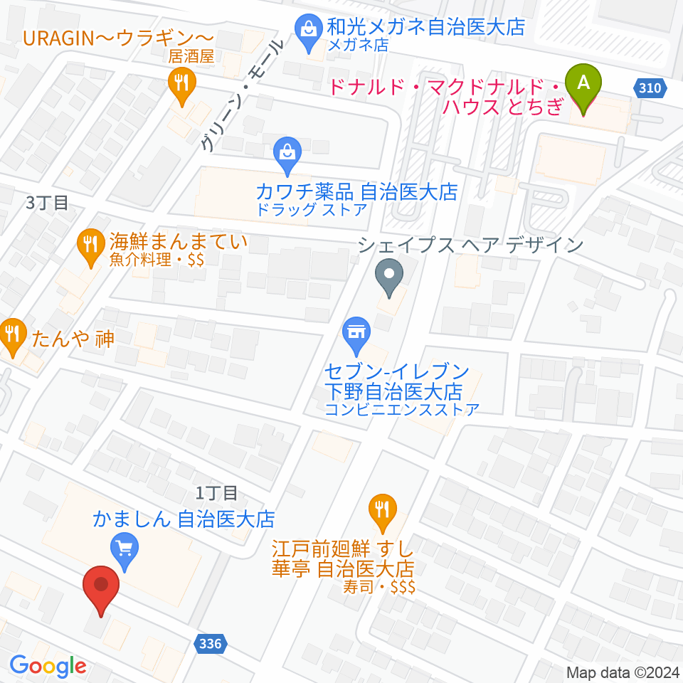 FMゆうがお周辺のホテル一覧地図