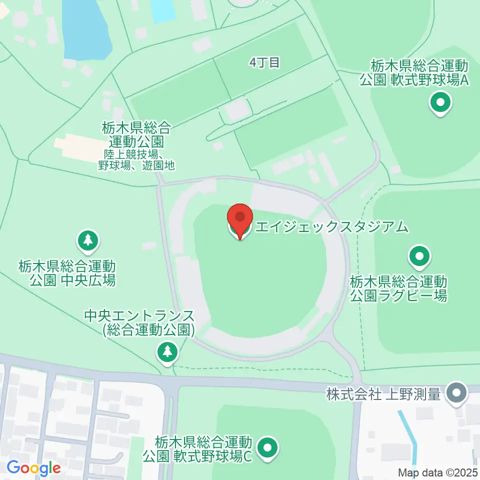 エイジェックスタジアム周辺のホテル一覧地図